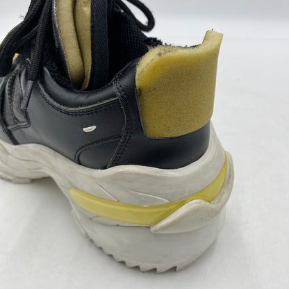 【中古品】【メンズ】 MAISON MARGIELA メゾンマルジェラ 18AW RETRO FIT レトロ フィット スニーカー 靴 162-260309-ks-11-tei サイズ：39 カラー：ブラック 万代Net店
