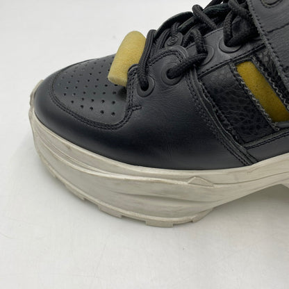 【中古品】【メンズ】 MAISON MARGIELA メゾンマルジェラ 18AW RETRO FIT レトロ フィット スニーカー 靴 162-260309-ks-11-tei サイズ：39 カラー：ブラック 万代Net店