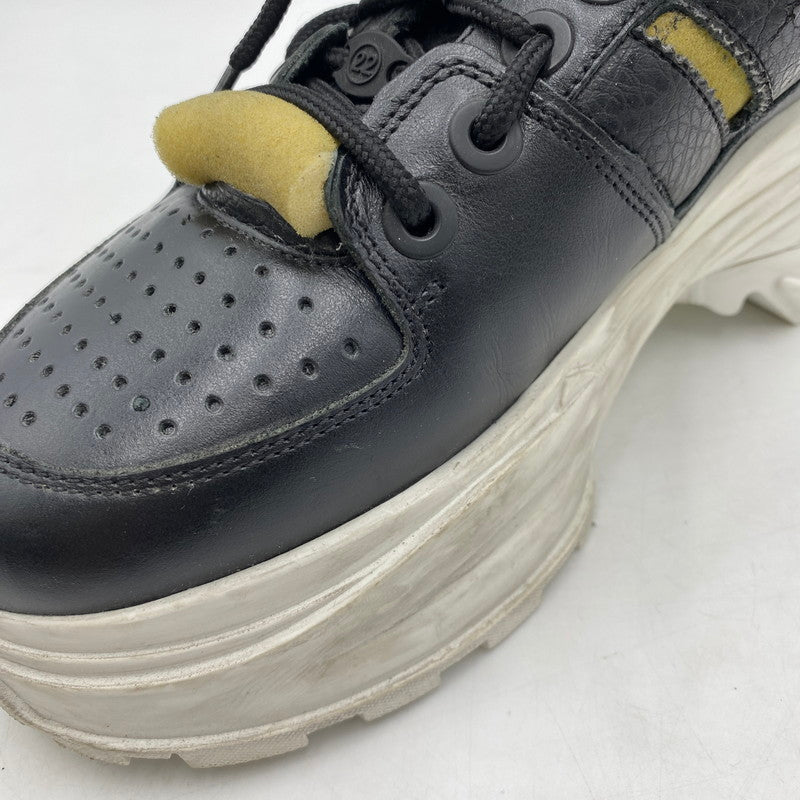 【中古品】【メンズ】 MAISON MARGIELA メゾンマルジェラ 18AW RETRO FIT レトロ フィット スニーカー 靴 162-260309-ks-11-tei サイズ：39 カラー：ブラック 万代Net店