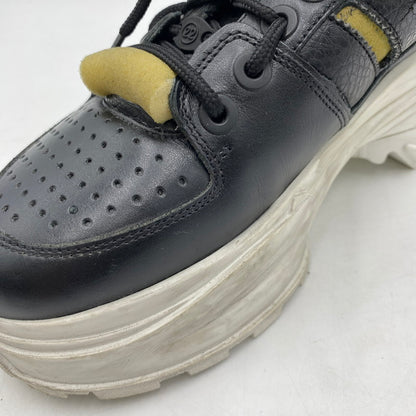 【中古品】【メンズ】 MAISON MARGIELA メゾンマルジェラ 18AW RETRO FIT レトロ フィット スニーカー 靴 162-260309-ks-11-tei サイズ：39 カラー：ブラック 万代Net店