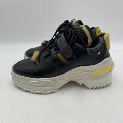 【中古品】【メンズ】 MAISON MARGIELA メゾンマルジェラ 18AW RETRO FIT レトロ フィット スニーカー 靴 162-260309-ks-11-tei サイズ：39 カラー：ブラック 万代Net店
