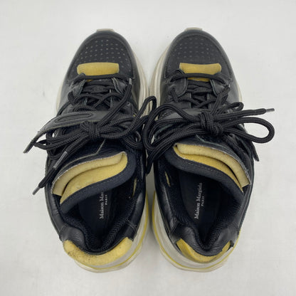 【中古品】【メンズ】 MAISON MARGIELA メゾンマルジェラ 18AW RETRO FIT レトロ フィット スニーカー 靴 162-260309-ks-11-tei サイズ：39 カラー：ブラック 万代Net店