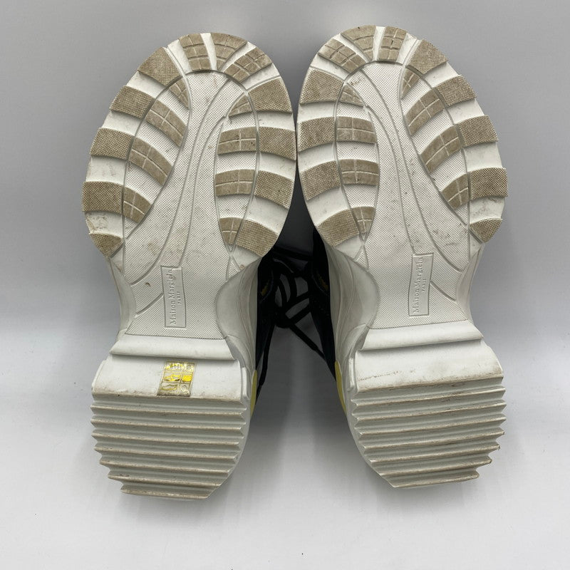 【中古品】【メンズ】 MAISON MARGIELA メゾンマルジェラ 18AW RETRO FIT レトロ フィット スニーカー 靴 162-260309-ks-11-tei サイズ：39 カラー：ブラック 万代Net店