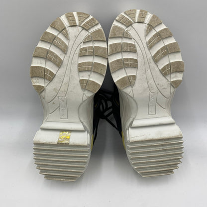 【中古品】【メンズ】 MAISON MARGIELA メゾンマルジェラ 18AW RETRO FIT レトロ フィット スニーカー 靴 162-260309-ks-11-tei サイズ：39 カラー：ブラック 万代Net店
