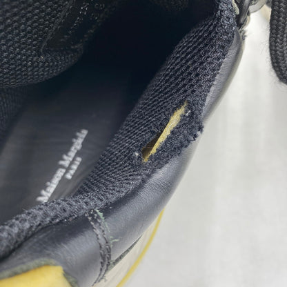 【中古品】【メンズ】 MAISON MARGIELA メゾンマルジェラ 18AW RETRO FIT レトロ フィット スニーカー 靴 162-260309-ks-11-tei サイズ：39 カラー：ブラック 万代Net店