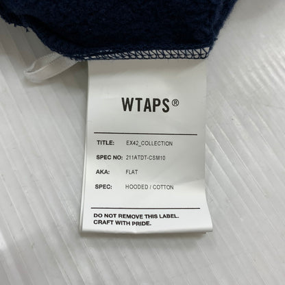 【中古品】【メンズ】 FLAT HOODED 211ATDT-CSM10 フラット フーディ トップス プルオーバーパーカー 142-260313-ko-03-fuzh サイズ：2 カラー：ネイビー 万代Net店