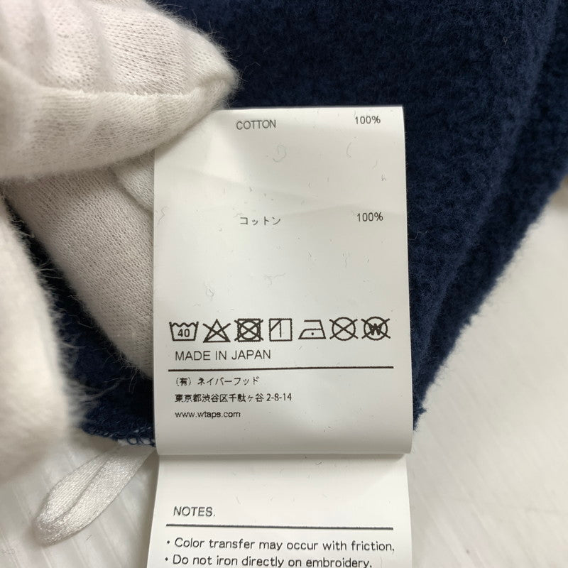 【中古品】【メンズ】 FLAT HOODED 211ATDT-CSM10 フラット フーディ トップス プルオーバーパーカー 142-260313-ko-03-fuzh サイズ：2 カラー：ネイビー 万代Net店