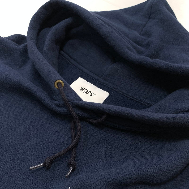 【中古品】【メンズ】 FLAT HOODED 211ATDT-CSM10 フラット フーディ トップス プルオーバーパーカー 142-260313-ko-03-fuzh サイズ：2 カラー：ネイビー 万代Net店