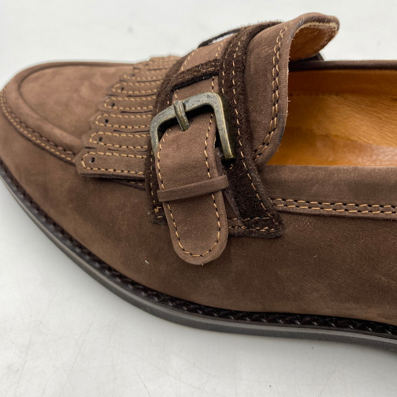 【中古品】【メンズ】 Yves Saint Laurent イヴ･サンローラン YS153 タッセルローファー 靴 フリンジ付き 162-260309-ks-08-tei サイズ：25cm カラー：ブラウン 万代Net店