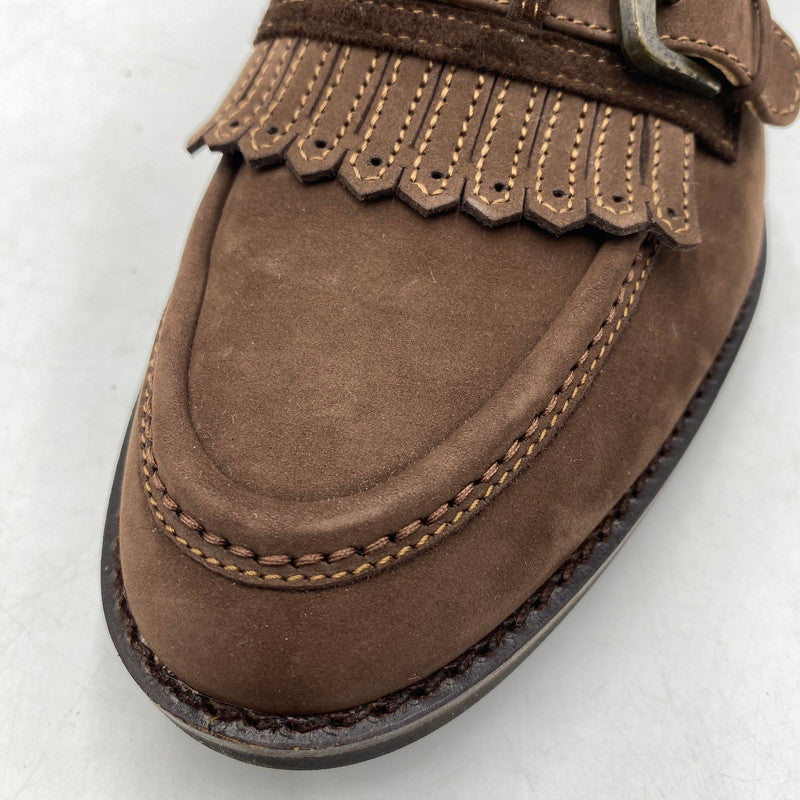 【中古品】【メンズ】 Yves Saint Laurent イヴ･サンローラン YS153 タッセルローファー 靴 フリンジ付き 162-260309-ks-08-tei サイズ：25cm カラー：ブラウン 万代Net店