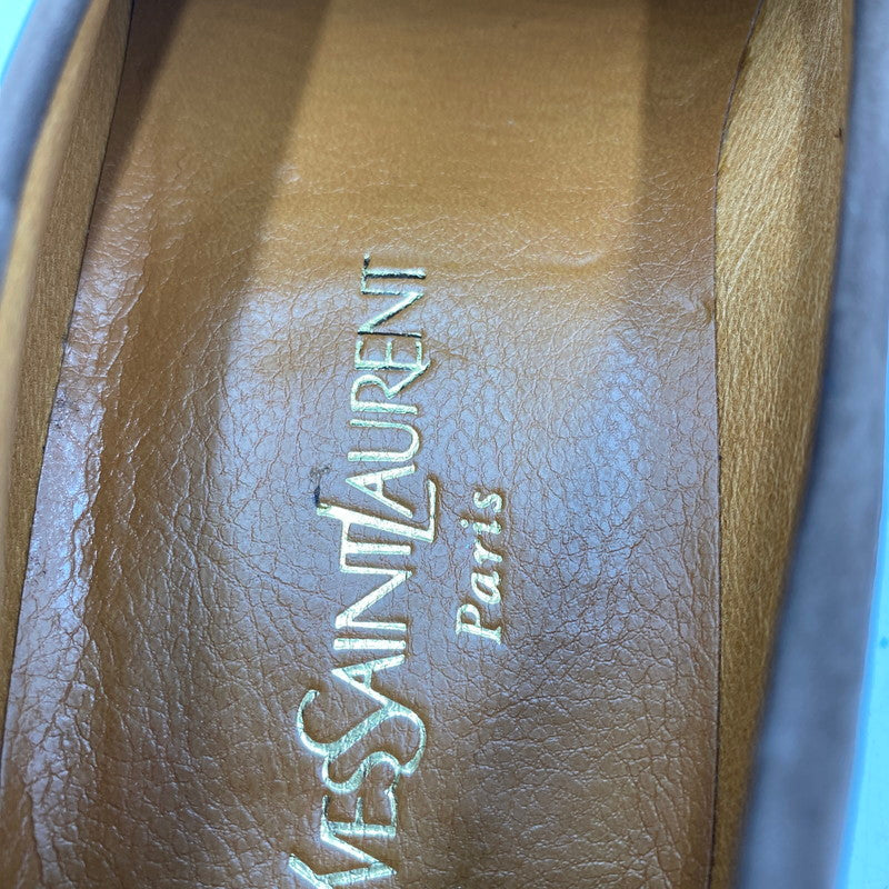 【中古品】【メンズ】 Yves Saint Laurent イヴ･サンローラン YS153 タッセルローファー 靴 フリンジ付き 162-260309-ks-08-tei サイズ：25cm カラー：ブラウン 万代Net店