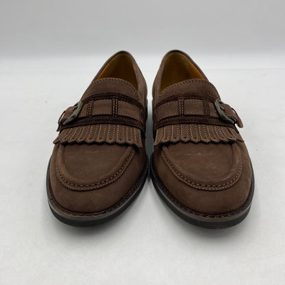 【中古品】【メンズ】 Yves Saint Laurent イヴ･サンローラン YS153 タッセルローファー 靴 フリンジ付き 162-260309-ks-08-tei サイズ：25cm カラー：ブラウン 万代Net店