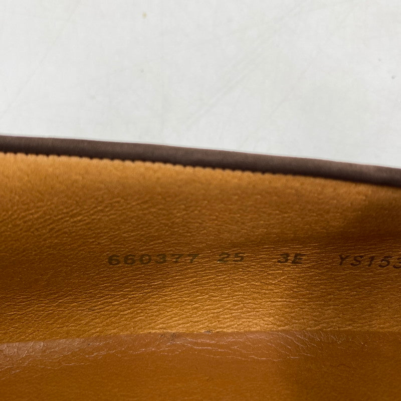 【中古品】【メンズ】 Yves Saint Laurent イヴ･サンローラン YS153 タッセルローファー 靴 フリンジ付き 162-260309-ks-08-tei サイズ：25cm カラー：ブラウン 万代Net店