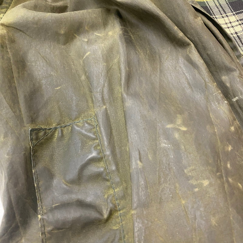 【ジャンク品】【メンズ】 BABOUR バブアー A200 BORDER 8706246 A200 ボーダー アウター オイルジャケット 141-260313-ks-06-tei サイズ：34in カラー：カーキ 万代Net店