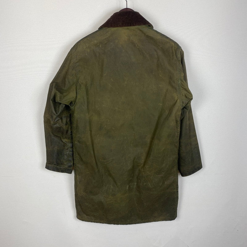 【ジャンク品】【メンズ】 BABOUR バブアー A200 BORDER 8706246 A200 ボーダー アウター オイルジャケット 141-260313-ks-06-tei サイズ：34in カラー：カーキ 万代Net店