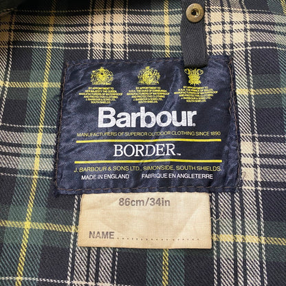 【ジャンク品】【メンズ】 BABOUR バブアー A200 BORDER 8706246 A200 ボーダー アウター オイルジャケット 141-260313-ks-06-tei サイズ：34in カラー：カーキ 万代Net店