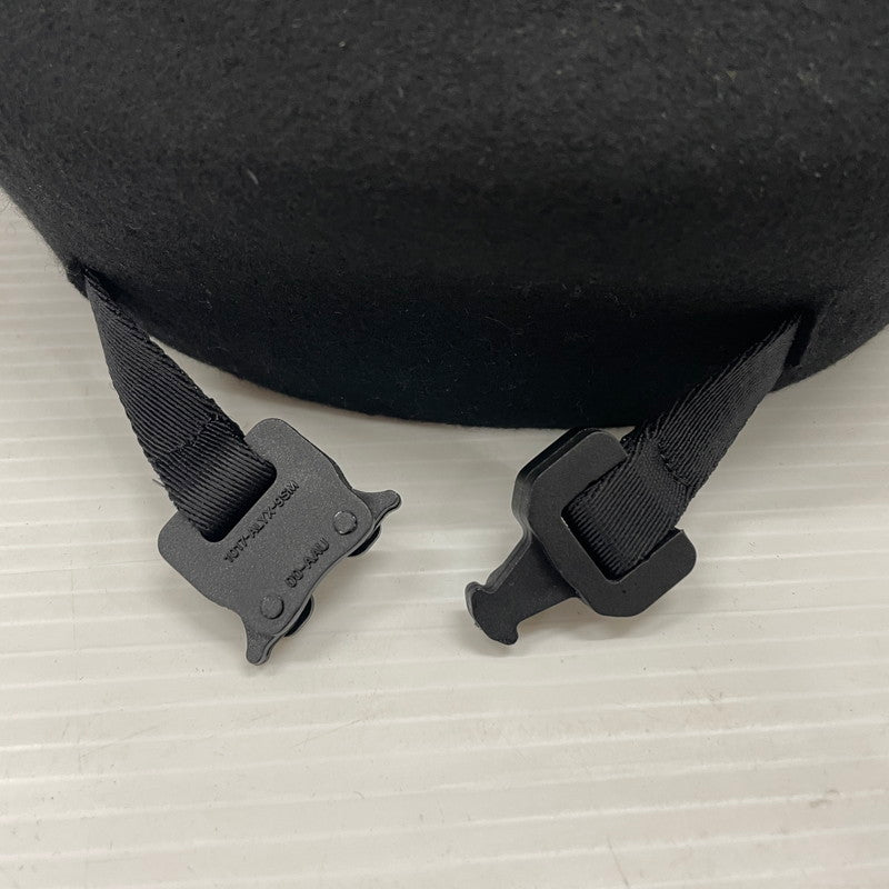 【中古品】【メンズ】 1017-ALYX-9SM アリクス BARDOT BERE バルドー ベレー帽 帽子 ハンチング 185-261014-yo-32-teih サイズ：L-XL カラー：ブラック 万代Net店