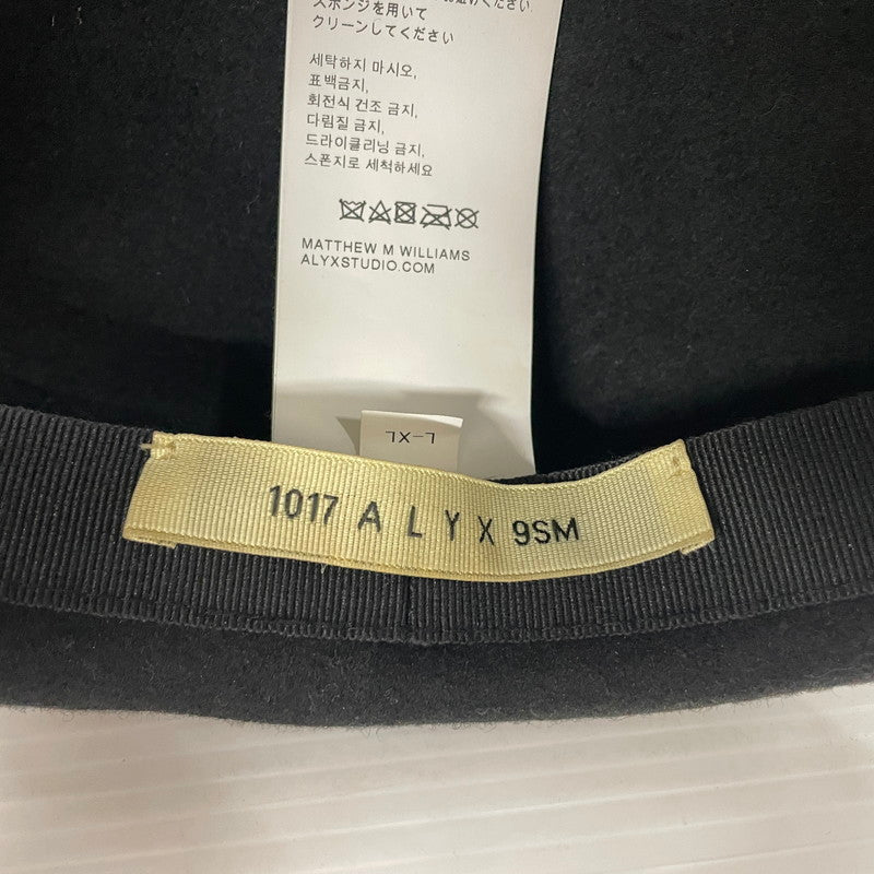 【中古品】【メンズ】 1017-ALYX-9SM アリクス BARDOT BERE バルドー ベレー帽 帽子 ハンチング 185-261014-yo-32-teih サイズ：L-XL カラー：ブラック 万代Net店