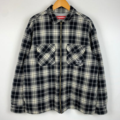 【中古品】【メンズ】 25AW THERMAL LINED ZIPUP FLANNEL SHIRT サーマル ラインド ジップ アップ フランネル シャツ アウター ネルシャツ 149-260313-ko-22-fuzh サイズ：M カラー：ブラック 万代Net店