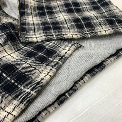 【中古品】【メンズ】 25AW THERMAL LINED ZIPUP FLANNEL SHIRT サーマル ラインド ジップ アップ フランネル シャツ アウター ネルシャツ 149-260313-ko-22-fuzh サイズ：M カラー：ブラック 万代Net店