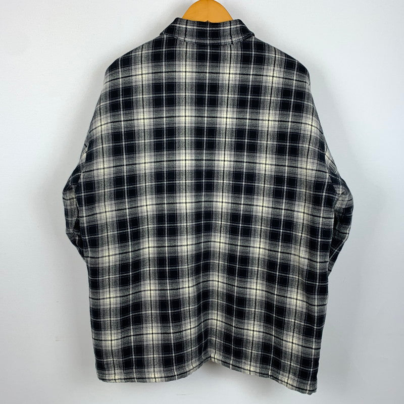 【中古品】【メンズ】 25AW THERMAL LINED ZIPUP FLANNEL SHIRT サーマル ラインド ジップ アップ フランネル シャツ アウター ネルシャツ 149-260313-ko-22-fuzh サイズ：M カラー：ブラック 万代Net店