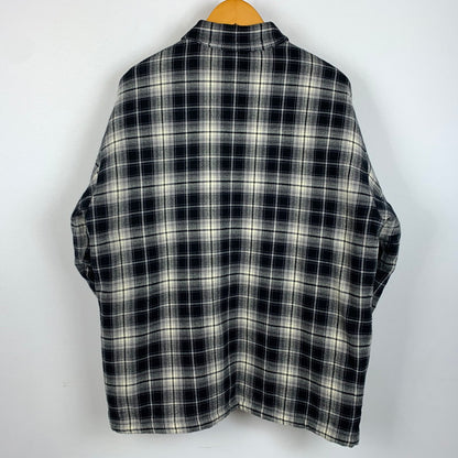 【中古品】【メンズ】 25AW THERMAL LINED ZIPUP FLANNEL SHIRT サーマル ラインド ジップ アップ フランネル シャツ アウター ネルシャツ 149-260313-ko-22-fuzh サイズ：M カラー：ブラック 万代Net店