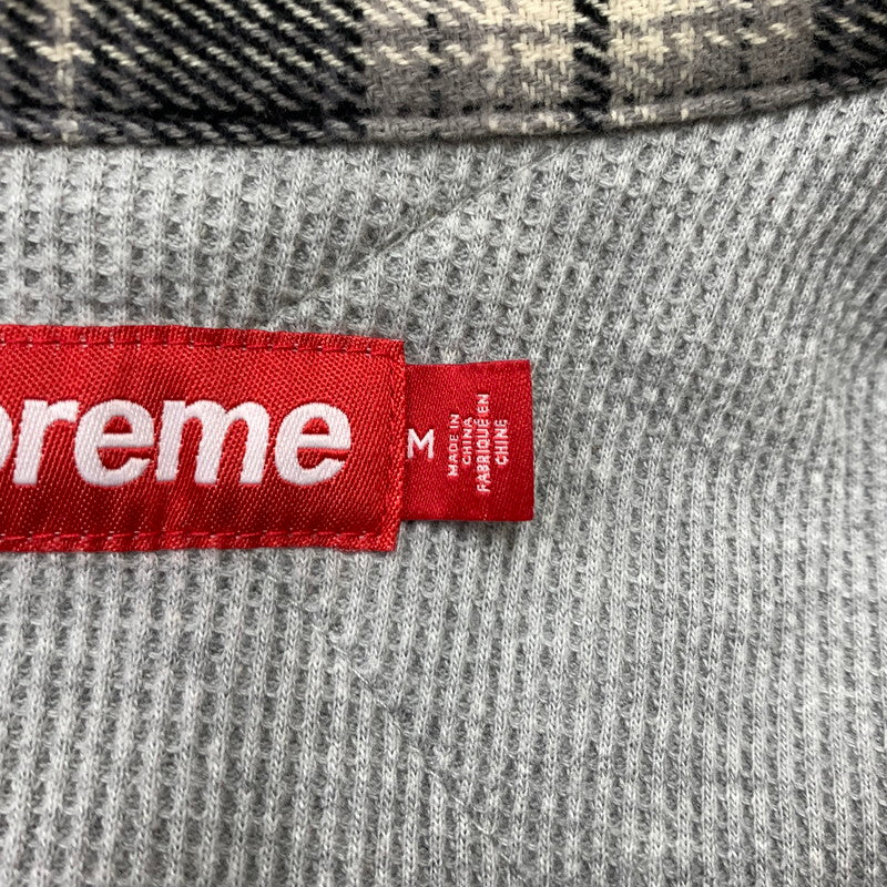 【中古品】【メンズ】 25AW THERMAL LINED ZIPUP FLANNEL SHIRT サーマル ラインド ジップ アップ フランネル シャツ アウター ネルシャツ 149-260313-ko-22-fuzh サイズ：M カラー：ブラック 万代Net店