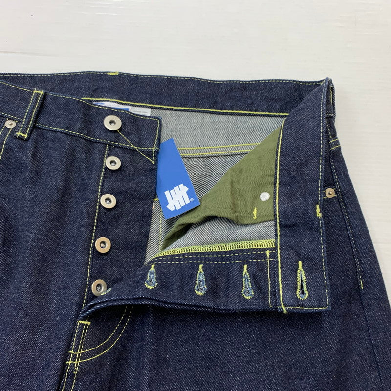 【中古品】【メンズ】 UNDEFEATED アンディフィーテッド ICON 5 POCKET DENIM PANTS 50139 アイコン 5 ポケット デニムパンツ ボトムス ジーンズ 153-260321-ko-09-tei サイズ：32 カラー：インディゴ 万代Net店
