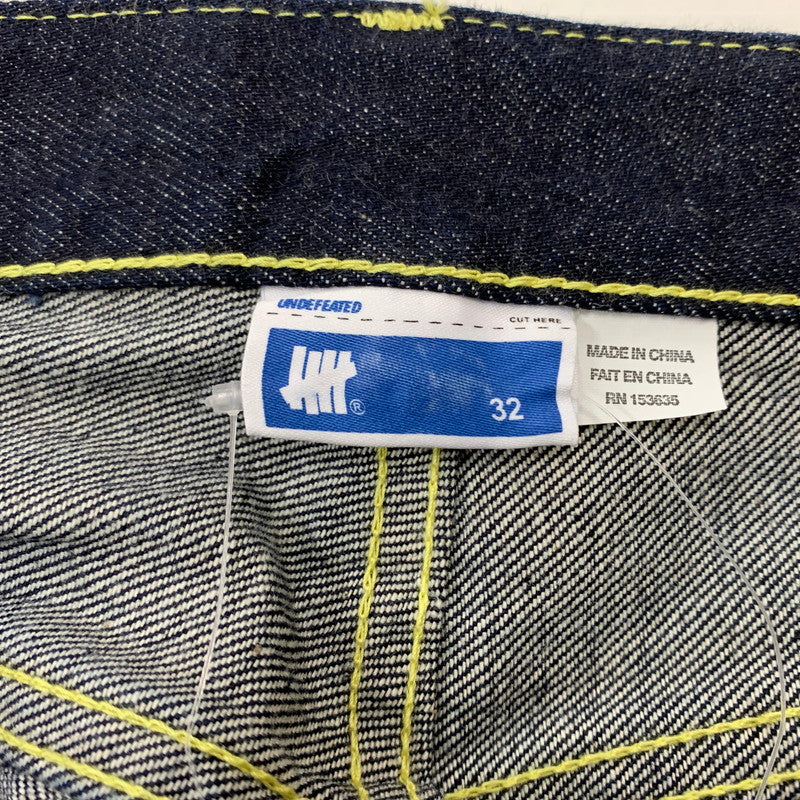 【中古品】【メンズ】 UNDEFEATED アンディフィーテッド ICON 5 POCKET DENIM PANTS 50139 アイコン 5 ポケット デニムパンツ ボトムス ジーンズ 153-260321-ko-09-tei サイズ：32 カラー：インディゴ 万代Net店