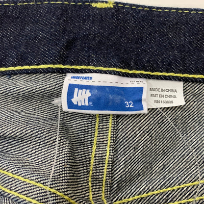 【中古品】【メンズ】 UNDEFEATED アンディフィーテッド ICON 5 POCKET DENIM PANTS 50139 アイコン 5 ポケット デニムパンツ ボトムス ジーンズ 153-260321-ko-09-tei サイズ：32 カラー：インディゴ 万代Net店