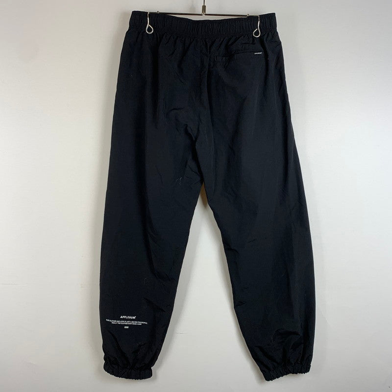 【中古品】【メンズ】 APPLEBUMP アップルバム NYLON TRAINING PANTS ナイロン トレーニング パンツ ボトムス イージーパンツ 153-260315-ko-20-tei サイズ：M カラー：ブラック 万代Net店