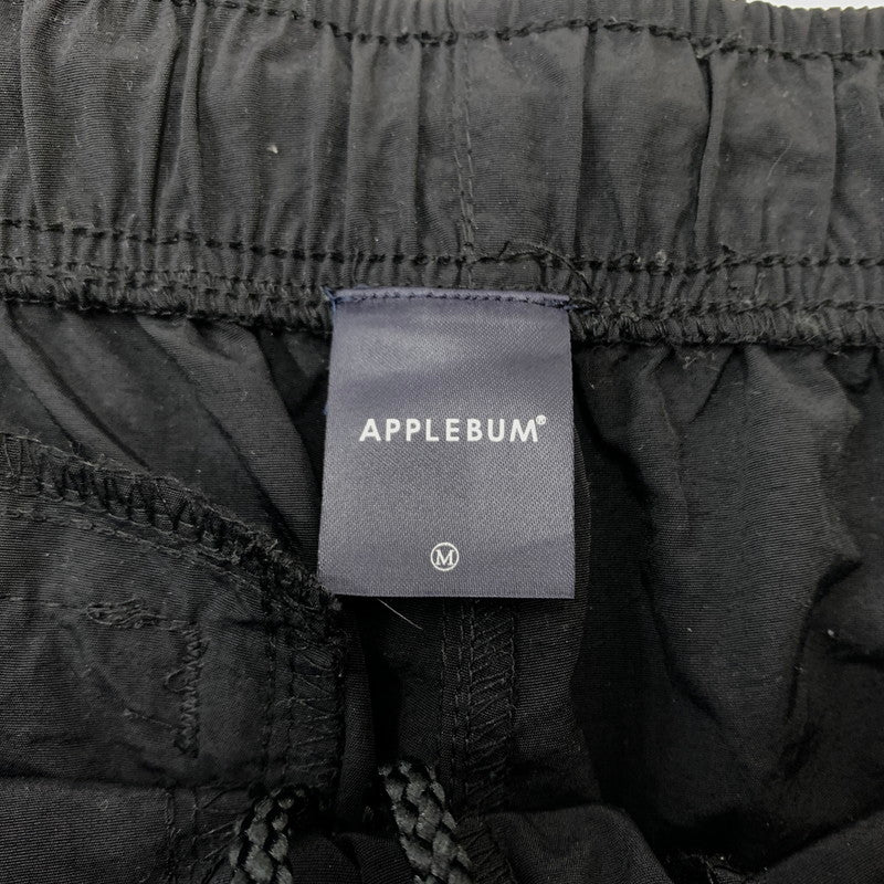 【中古品】【メンズ】 APPLEBUMP アップルバム NYLON TRAINING PANTS ナイロン トレーニング パンツ ボトムス イージーパンツ 153-260315-ko-20-tei サイズ：M カラー：ブラック 万代Net店