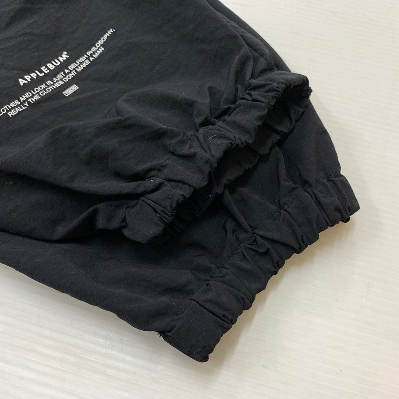 【中古品】【メンズ】 APPLEBUMP アップルバム NYLON TRAINING PANTS ナイロン トレーニング パンツ ボトムス イージーパンツ 153-260315-ko-20-tei サイズ：M カラー：ブラック 万代Net店