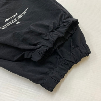 【中古品】【メンズ】 APPLEBUMP アップルバム NYLON TRAINING PANTS ナイロン トレーニング パンツ ボトムス イージーパンツ 153-260315-ko-20-tei サイズ：M カラー：ブラック 万代Net店