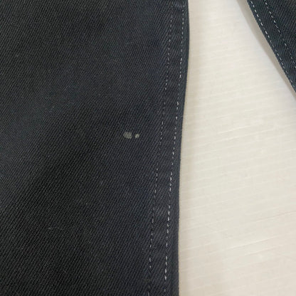 【現状渡し品】【メンズ】 Levi's リーバイス 90’s 501 BUTTONFLY BLACK DENIM PANTS 90年代 ボタンフライ ブラック デニムパンツ ボトムス ジーンズ ボタン裏刻印553 USA製 156-260316-ks-04-tei サイズ：W31 L32 カラー：ブラック 万代Net店
