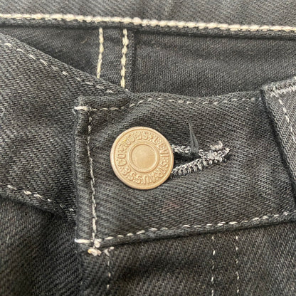 【現状渡し品】【メンズ】 Levi's リーバイス 90’s 501 BUTTONFLY BLACK DENIM PANTS 90年代 ボタンフライ ブラック デニムパンツ ボトムス ジーンズ ボタン裏刻印553 USA製 156-260316-ks-04-tei サイズ：W31 L32 カラー：ブラック 万代Net店