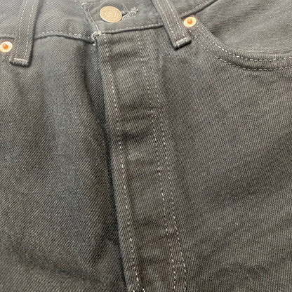 【現状渡し品】【メンズ】 Levi's リーバイス 90’s 501 BUTTONFLY BLACK DENIM PANTS 90年代 ボタンフライ ブラック デニムパンツ ボトムス ジーンズ ボタン裏刻印553 USA製 156-260316-ks-04-tei サイズ：W31 L32 カラー：ブラック 万代Net店