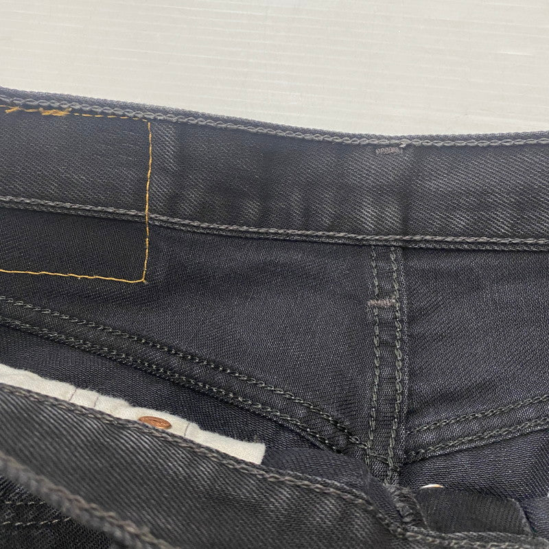 【ジャンク品】【メンズ】 Levi's リーバイス 501 BUTTONFLY STRAIGHT JEANS 501-0660 501 ボタンフライ ストレート ジーンズ ボトムス デニムパンツ ボタン裏刻印553 USA製 156-260316-ks-02-tei サイズ：W32 L34 カラー：ブラック 万代Net店