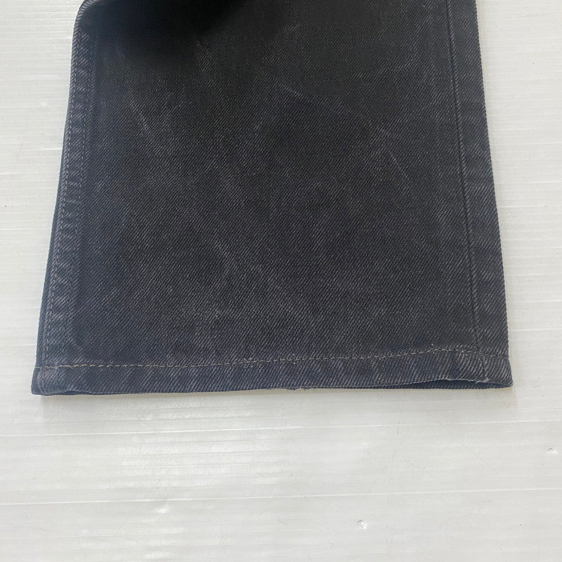 【ジャンク品】【メンズ】 Levi's リーバイス 501 BUTTONFLY STRAIGHT JEANS 501-0660 501 ボタンフライ ストレート ジーンズ ボトムス デニムパンツ ボタン裏刻印553 USA製 156-260316-ks-02-tei サイズ：W32 L34 カラー：ブラック 万代Net店