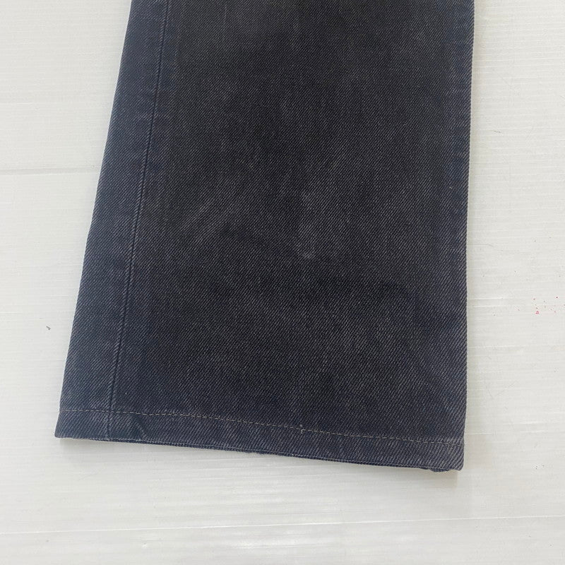 【ジャンク品】【メンズ】 Levi's リーバイス 501 BUTTONFLY STRAIGHT JEANS 501-0660 501 ボタンフライ ストレート ジーンズ ボトムス デニムパンツ ボタン裏刻印553 USA製 156-260316-ks-02-tei サイズ：W32 L34 カラー：ブラック 万代Net店