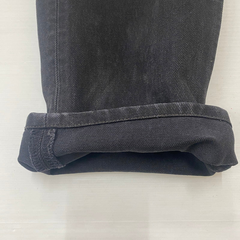 【ジャンク品】【メンズ】 Levi's リーバイス 501 BUTTONFLY STRAIGHT JEANS 501-0660 501 ボタンフライ ストレート ジーンズ ボトムス デニムパンツ ボタン裏刻印553 USA製 156-260316-ks-02-tei サイズ：W32 L34 カラー：ブラック 万代Net店