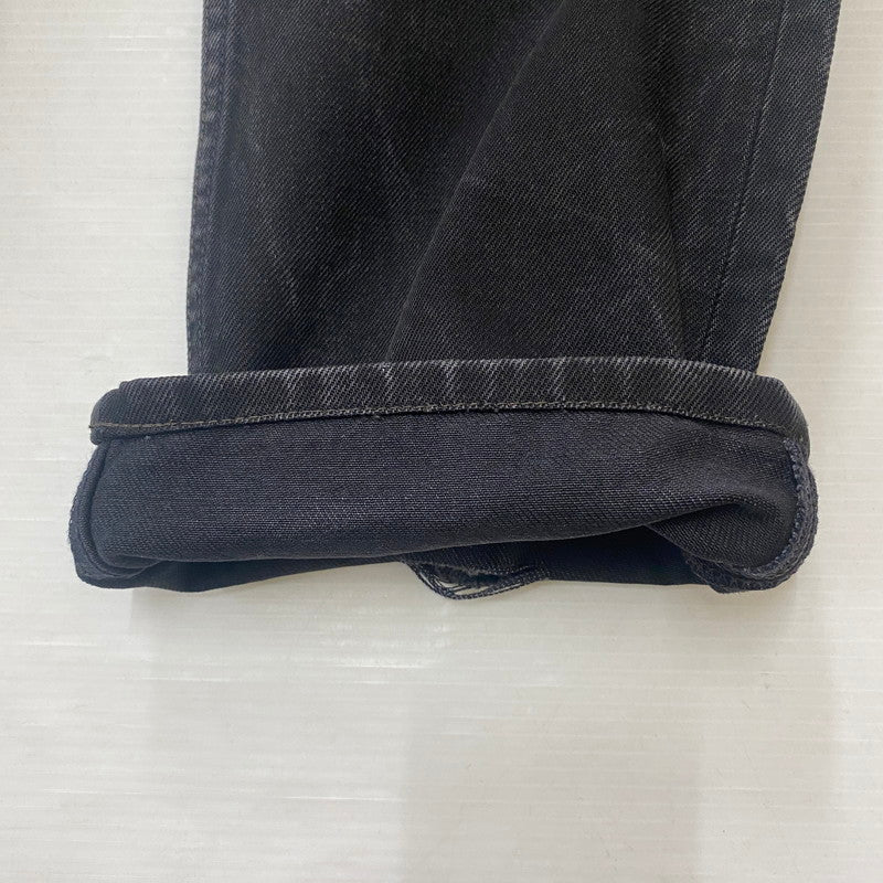 【ジャンク品】【メンズ】 Levi's リーバイス 501 BUTTONFLY STRAIGHT JEANS 501-0660 501 ボタンフライ ストレート ジーンズ ボトムス デニムパンツ ボタン裏刻印553 USA製 156-260316-ks-02-tei サイズ：W32 L34 カラー：ブラック 万代Net店