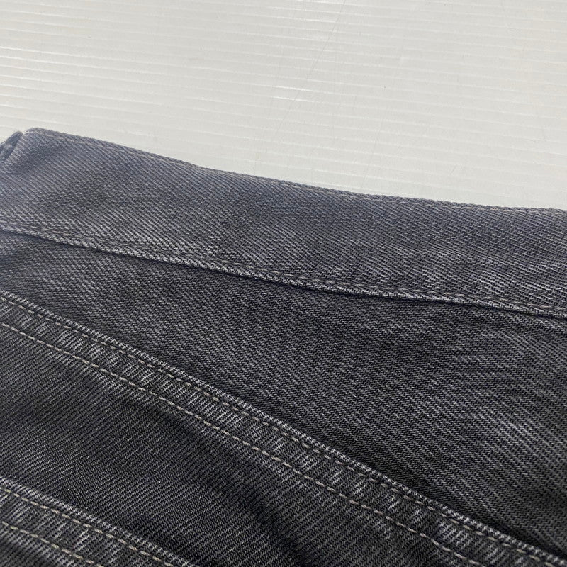 【ジャンク品】【メンズ】 Levi's リーバイス 501 BUTTONFLY STRAIGHT JEANS 501-0660 501 ボタンフライ ストレート ジーンズ ボトムス デニムパンツ ボタン裏刻印553 USA製 156-260316-ks-02-tei サイズ：W32 L34 カラー：ブラック 万代Net店