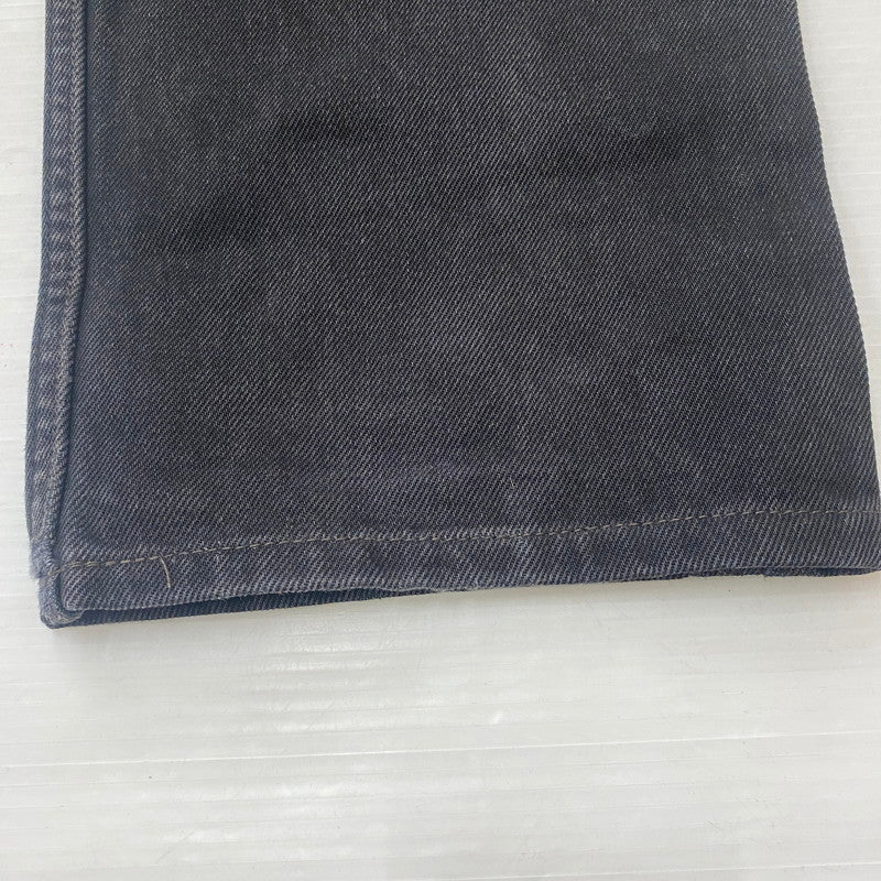 【ジャンク品】【メンズ】 Levi's リーバイス 501 BUTTONFLY STRAIGHT JEANS 501-0660 501 ボタンフライ ストレート ジーンズ ボトムス デニムパンツ ボタン裏刻印553 USA製 156-260316-ks-02-tei サイズ：W32 L34 カラー：ブラック 万代Net店