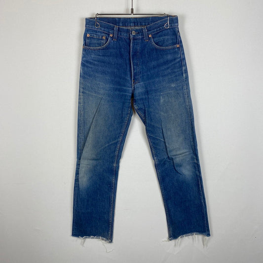 【中古品】【メンズ】 Levi's リーバイス 501XX STRAIGHT DENIM PANTS 501-0000 ストレート デニムパンツ ボトムス ジーンズ USA製 ボタン裏刻印544 赤文字 156-260316-ks-12-tei サイズ：W31 L33 カラー：インディゴ 万代Net店