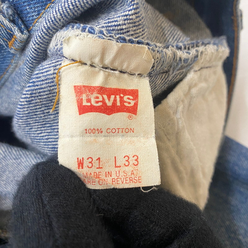 【中古品】【メンズ】 Levi's リーバイス 501XX STRAIGHT DENIM PANTS 501-0000 ストレート デニムパンツ ボトムス ジーンズ USA製 ボタン裏刻印544 赤文字 156-260316-ks-12-tei サイズ：W31 L33 カラー：インディゴ 万代Net店
