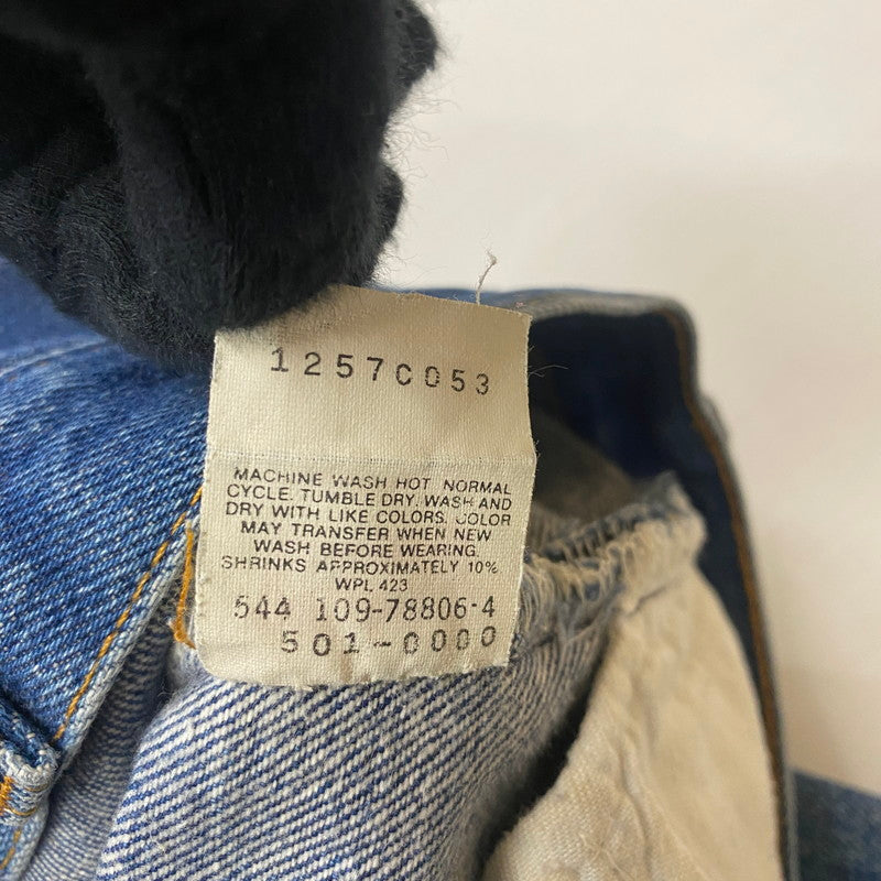 【中古品】【メンズ】 Levi's リーバイス 501XX STRAIGHT DENIM PANTS 501-0000 ストレート デニムパンツ ボトムス ジーンズ USA製 ボタン裏刻印544 赤文字 156-260316-ks-12-tei サイズ：W31 L33 カラー：インディゴ 万代Net店