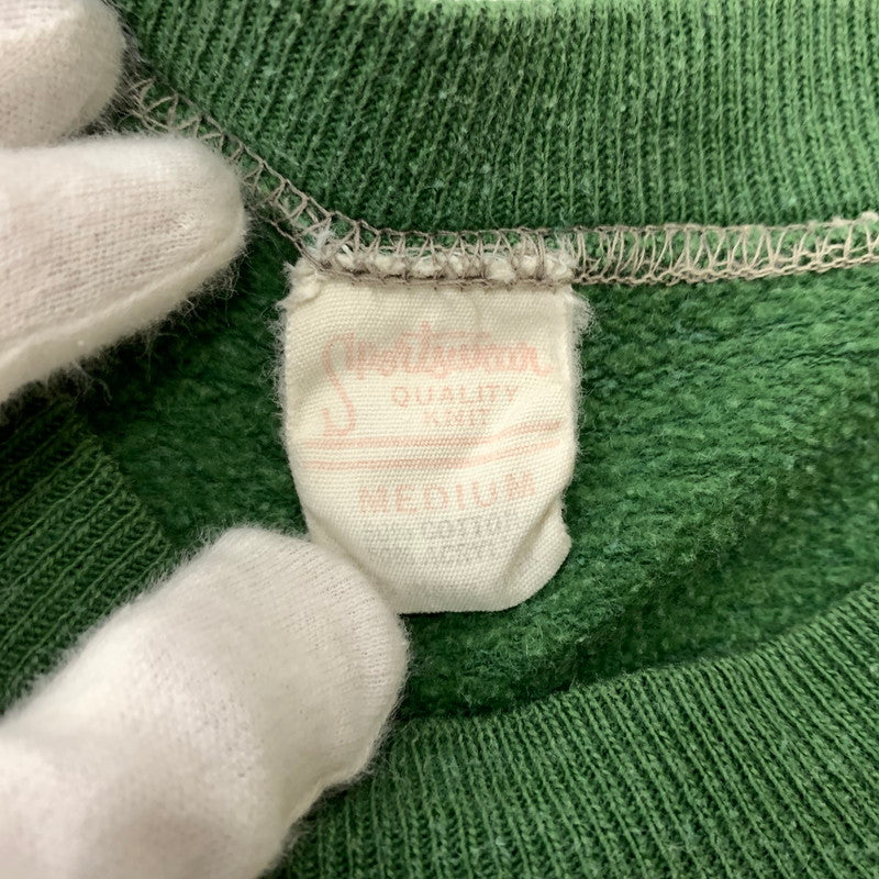 【現状渡し品】【メンズ】 SPORTSWEAR スポーツウエアー SUNFADE SWEATSHIRT VINTAGE サンフェード スウェット トップス トレーナー 145-260312-ko-15-tei サイズ：M カラー：グリーン 万代Net店