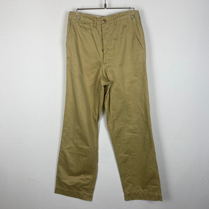 【中古品】【メンズ】 USED BUTTONFLY M-43 CHINO TROUSERS ボタンフライ M-43 チノパンツ ボトムス 156-260316-ks-14-tei サイズ：W-30 L-31 カラー：ベージュ 万代Net店