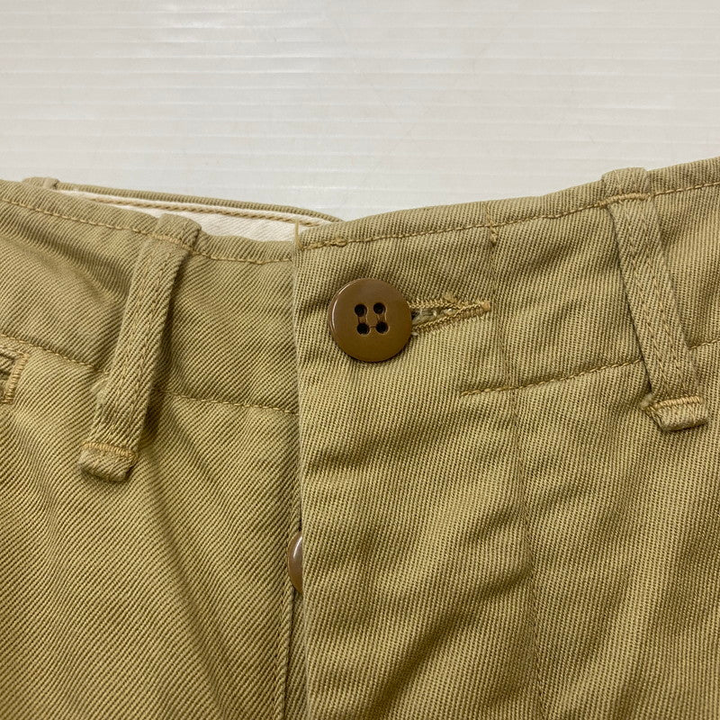 【中古品】【メンズ】 USED BUTTONFLY M-43 CHINO TROUSERS ボタンフライ M-43 チノパンツ ボトムス 156-260316-ks-14-tei サイズ：W-30 L-31 カラー：ベージュ 万代Net店